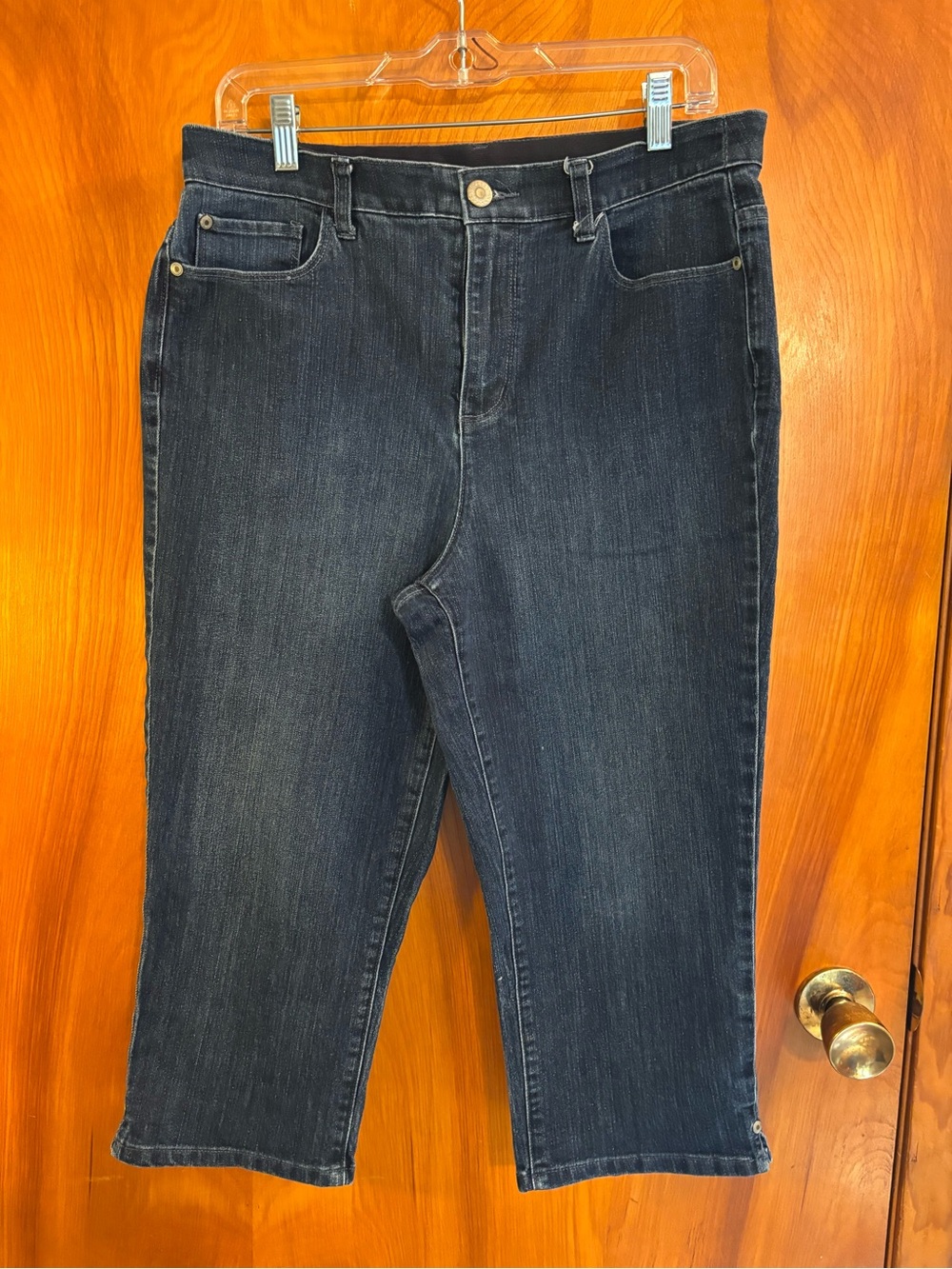 Christopher & Banks Dark Indigo Cropped Jeans